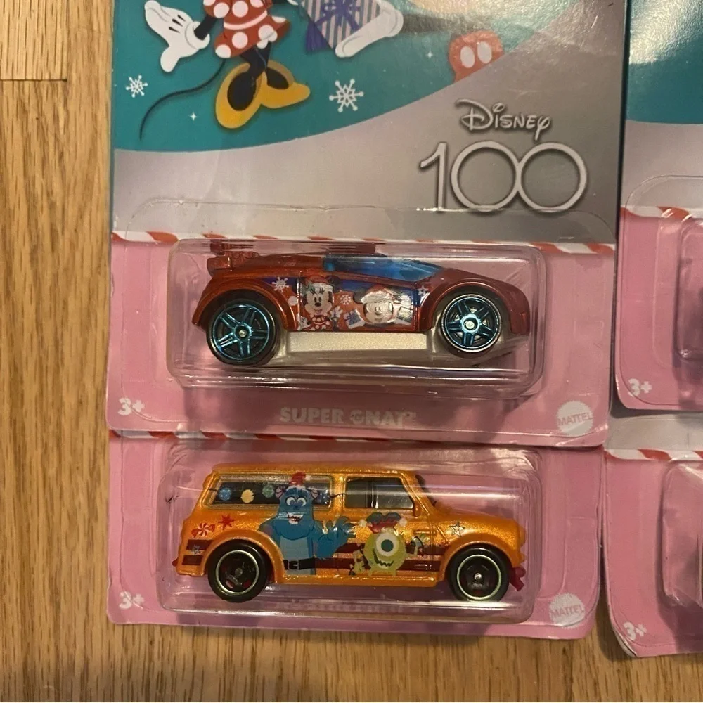 Disney 100 Hot Wheels Bundle Christmas Toy Story Monsters Inc Car Chip Dale